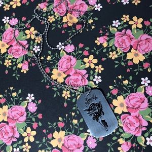 Sailor Jerry dog tag necklace